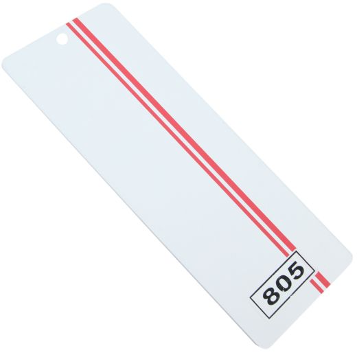Kırmızı Çift Çizğili Pvc Dikey Yedek Slatı (PVC805-Slat)