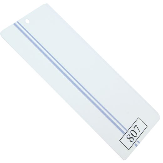 Mavi Çift Çizgili Pvc Dikey Yedek Slat (PVC807-Slat) 