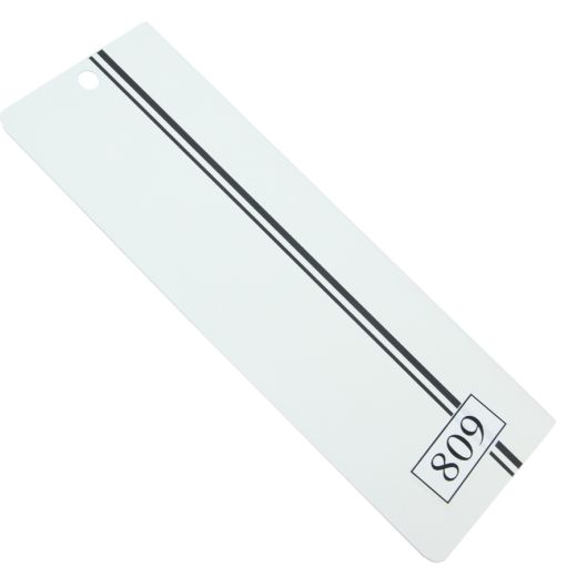 Siyahi Çift Çizgili Pvc Dikey Yedek Slat (PVC809-Slat) 