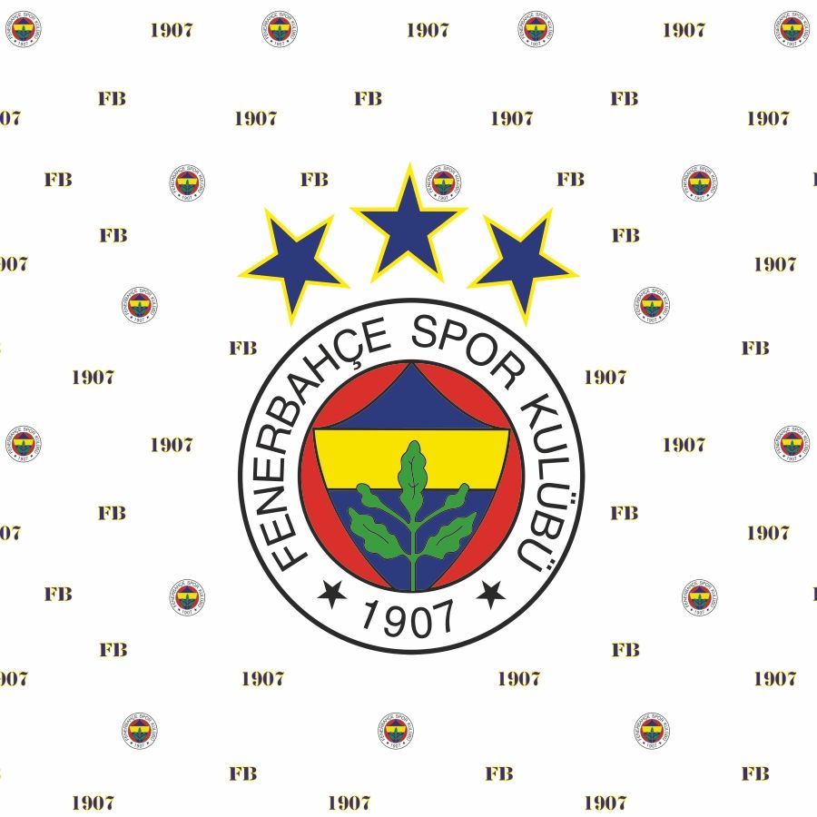 Fenerbahçe Desenli Baskılı Zebra Perde BZP70121