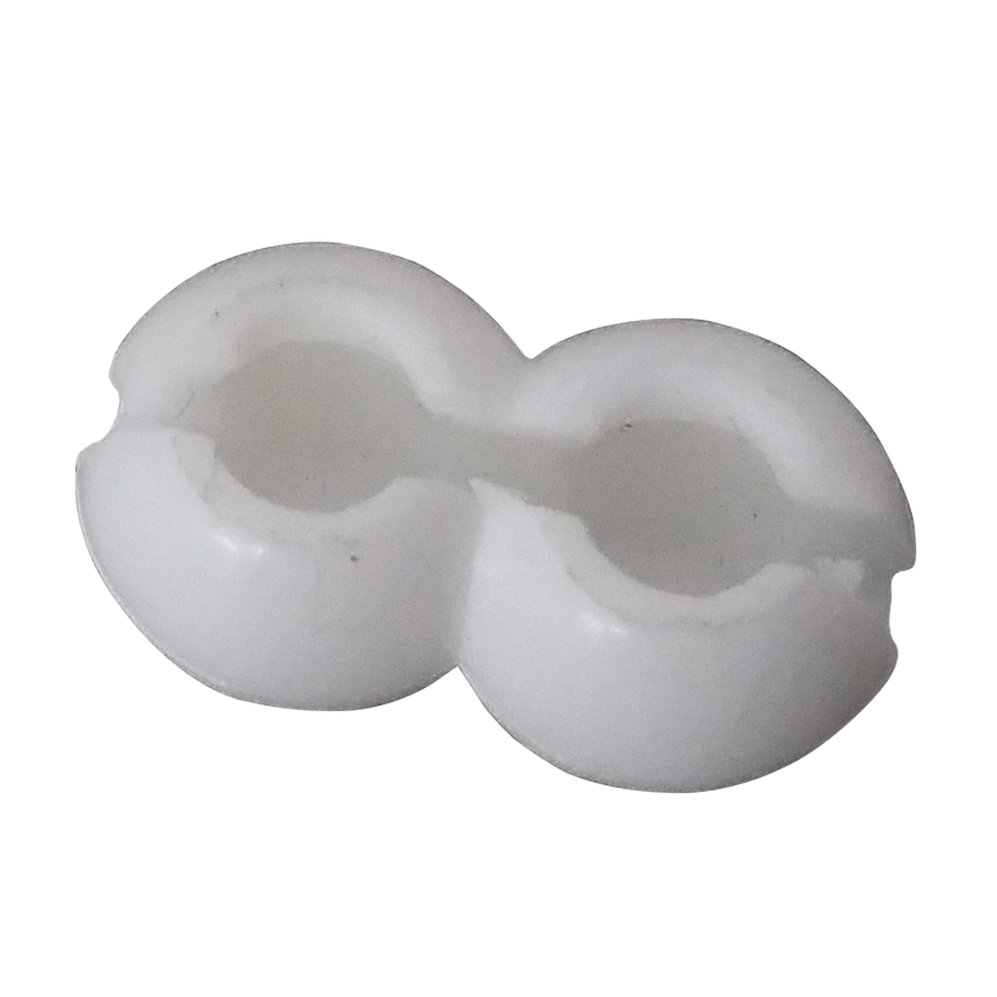 Perde Plastik Beyaz Yuvarlak Çocuk Kilitli Zincir Kilidi SPY423