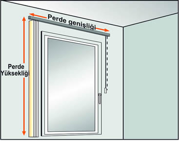dikey perde ölçü alma
