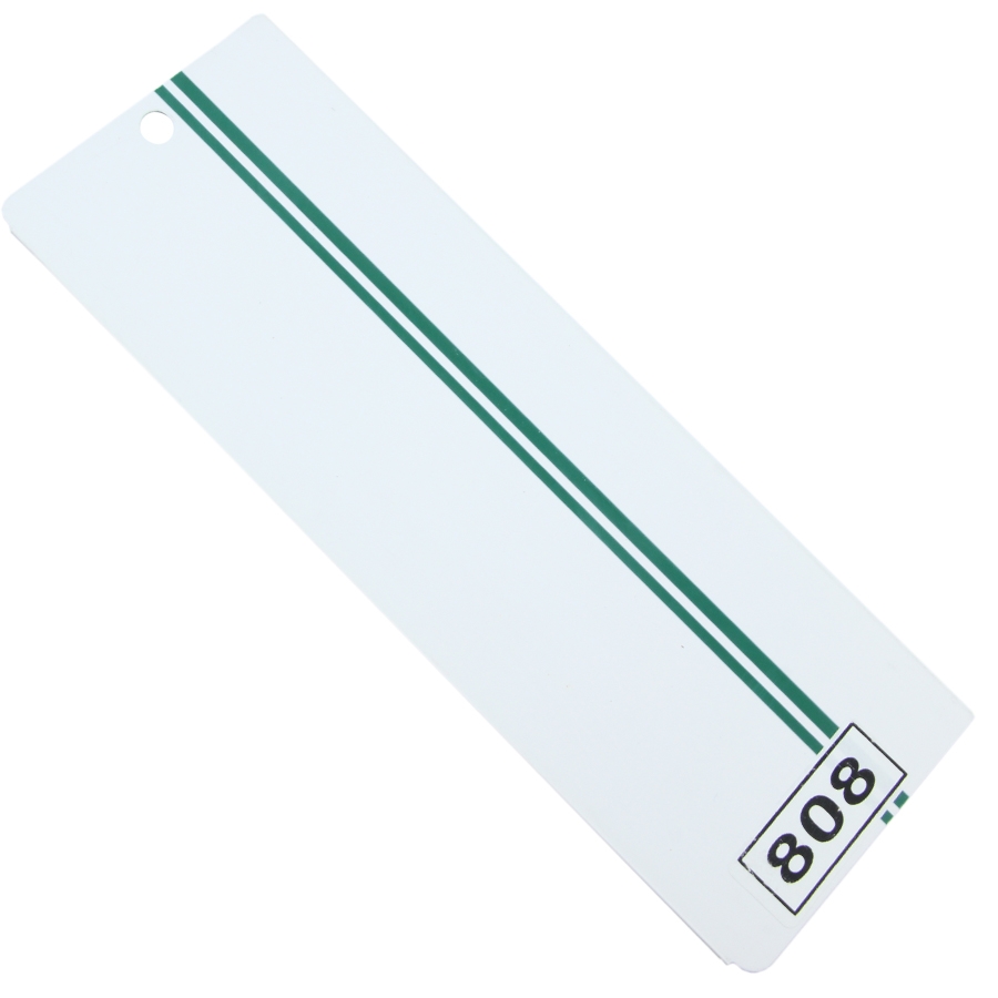 PVC809 PVC yeşil çift çizgili dikey perde
