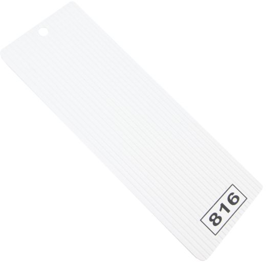 Beyaz Oluklu PVC Dikey Perde (PVC816)